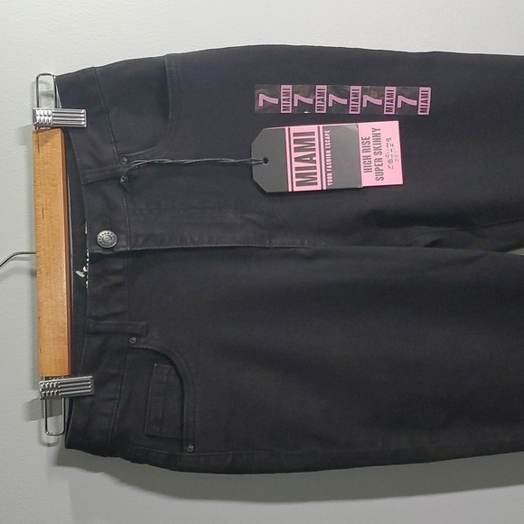 Refuge size 7 Miami black jeans high rise super skinny hi-rise - Picture 13 of 14